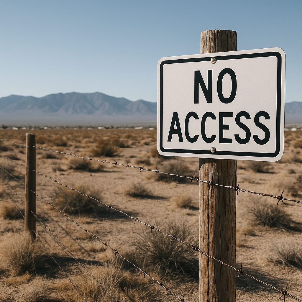 Who Buys Pahrump Land With Easement Issues? Start With the Access Problem You Actually Have